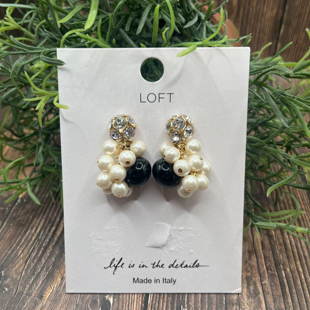 Loft Pearl Cluster Earrings