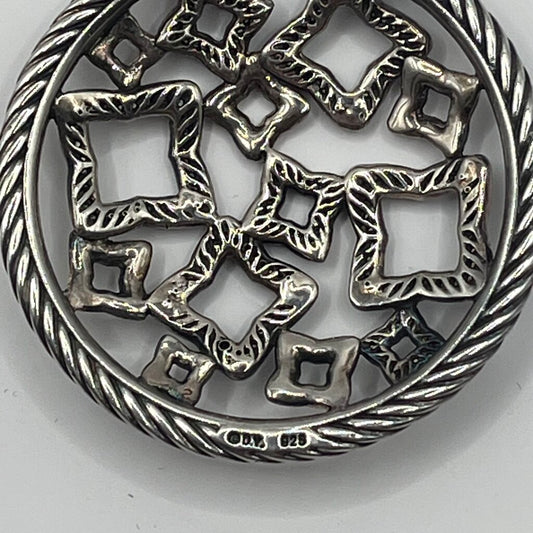 David Yurman Quatrefoil Diamond Necklace