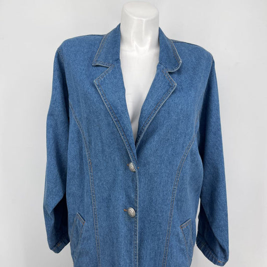 Bridge denim long Jacket