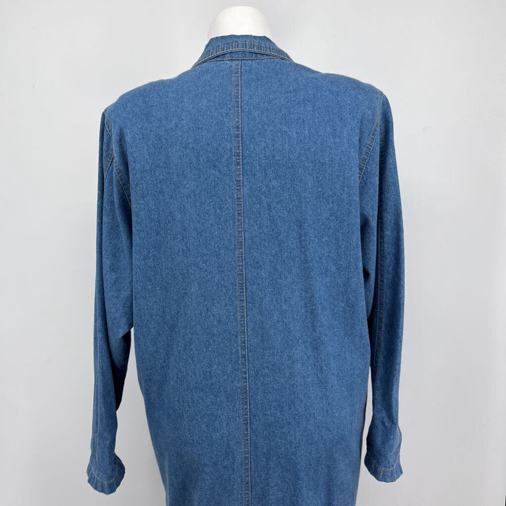 Bridge denim long Jacket