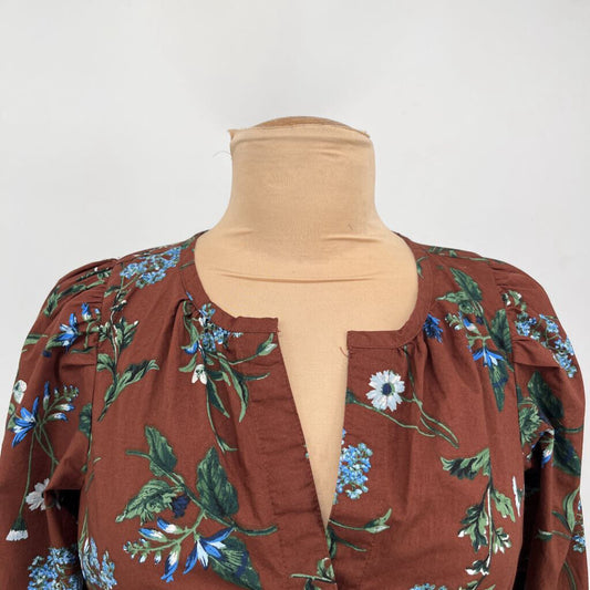 Anthropologie L/s Floral Shirt