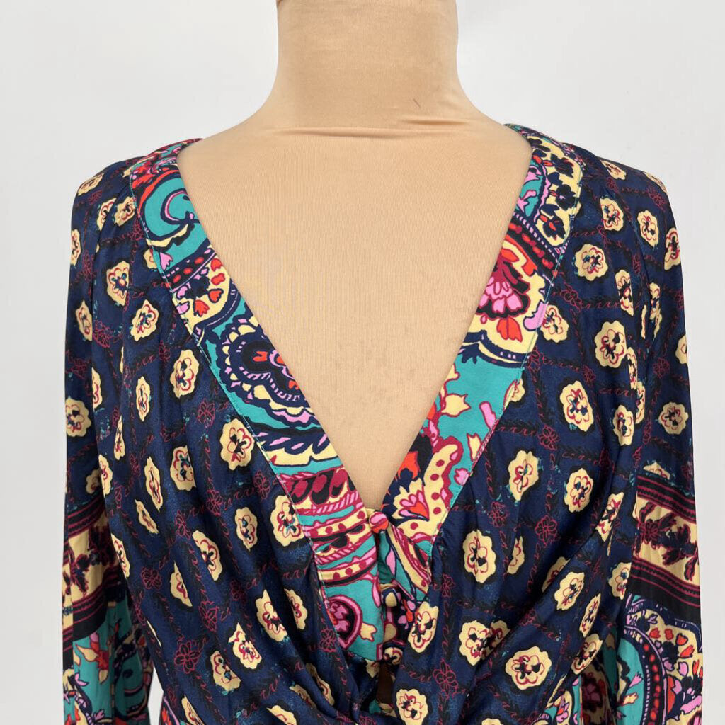 Free People L/s Floral Shirt