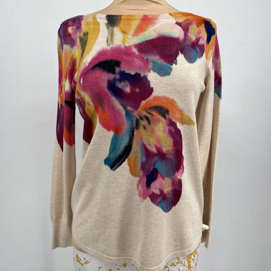 Chicos Floral Sweater