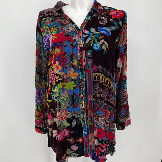 Johnny Was Velvet Tunic