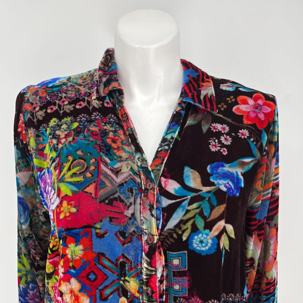 Johnny Was Velvet Tunic