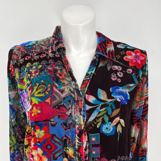 Johnny Was Velvet Tunic