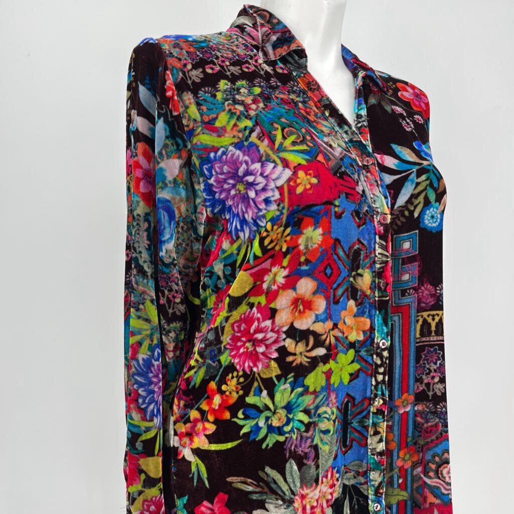 Johnny Was Velvet Tunic