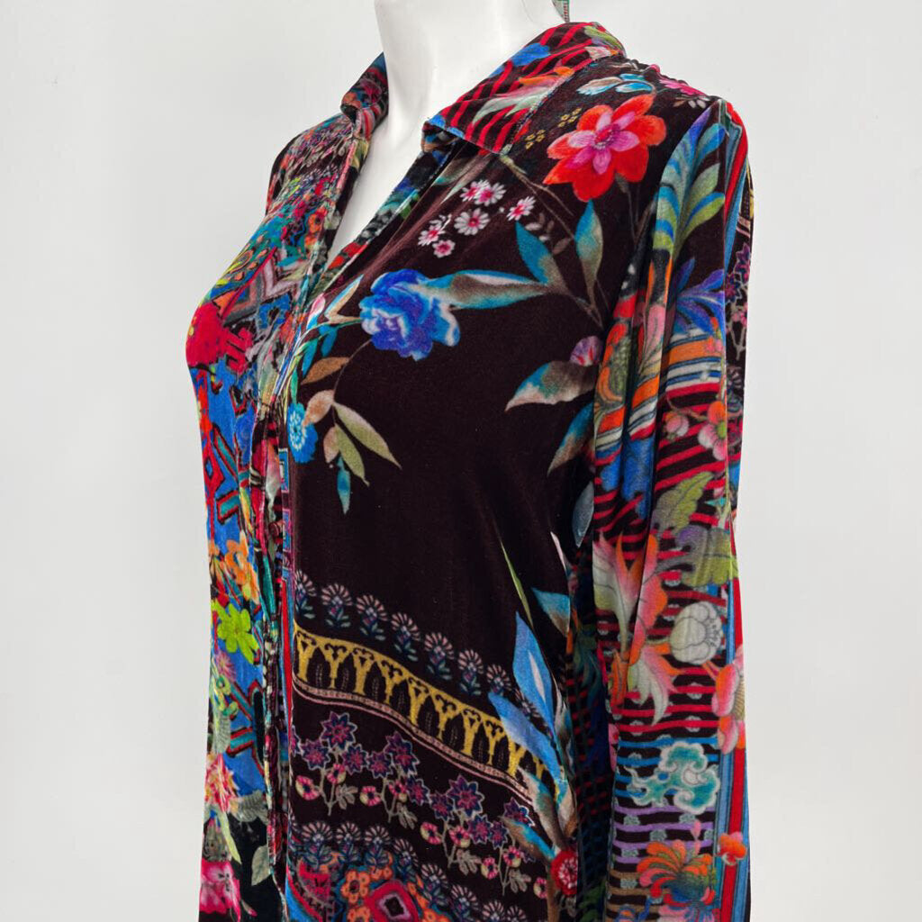 Johnny Was Velvet Tunic