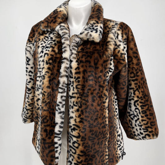 Hummingbird Faux Fur Coat