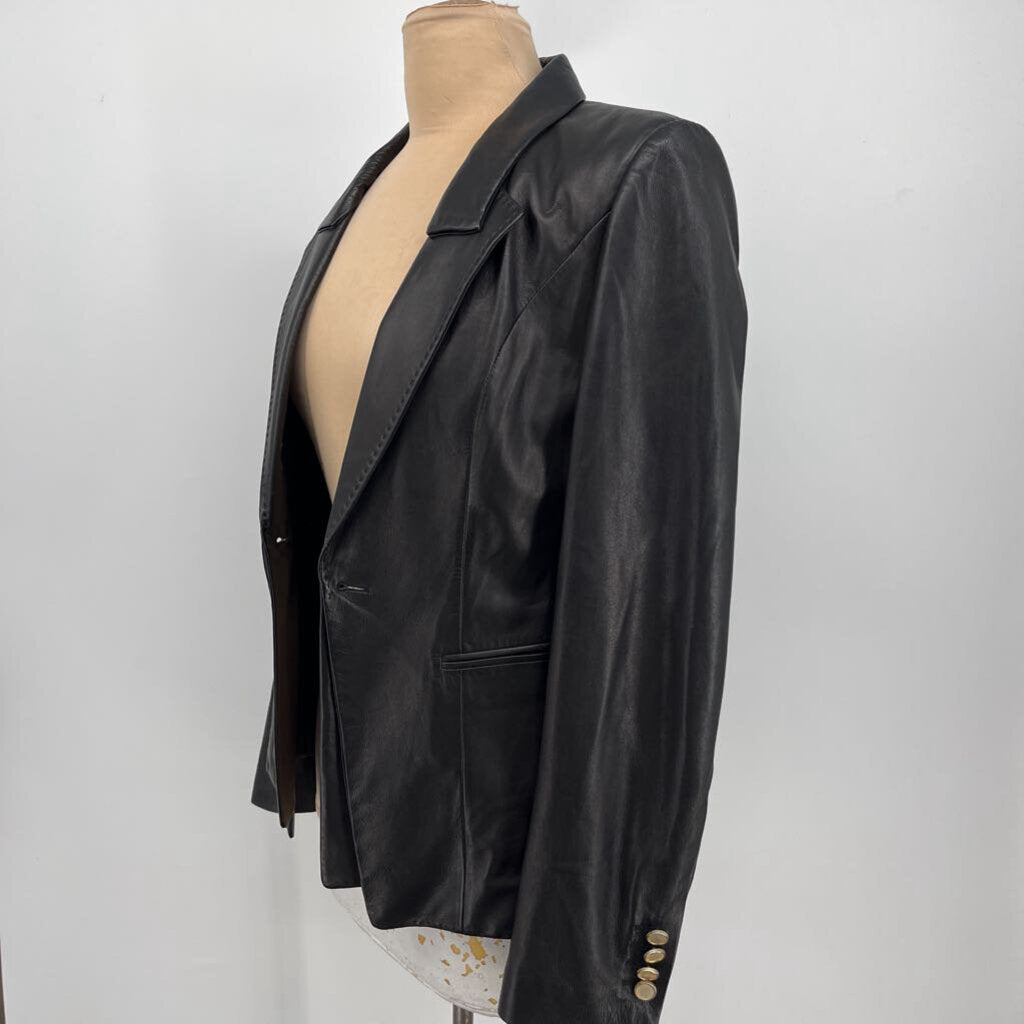 Boss by Hugo Boss Leather Blazer