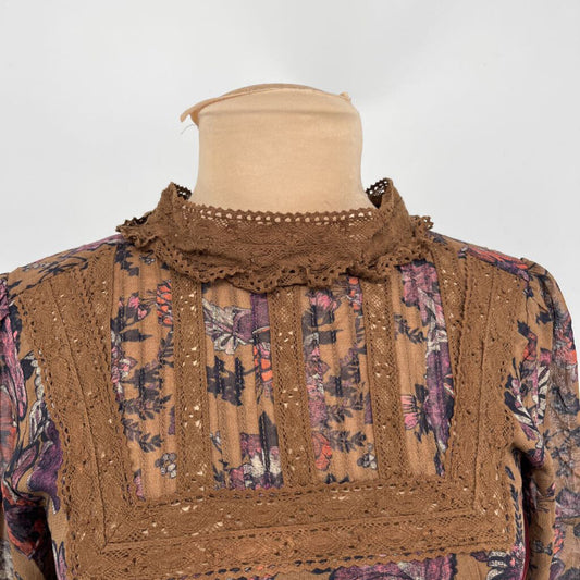 Free People L/s Floral Dress