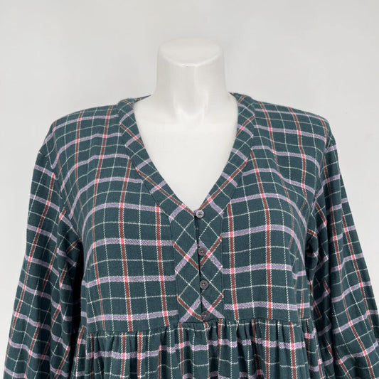 Madewell l/s plaid Dress