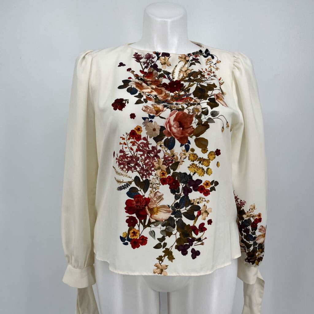 Zara L/s Floral shirt