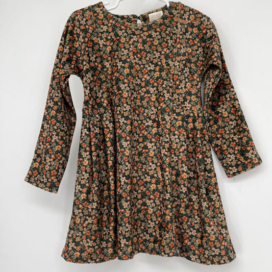 Zara L/s Floral Dress