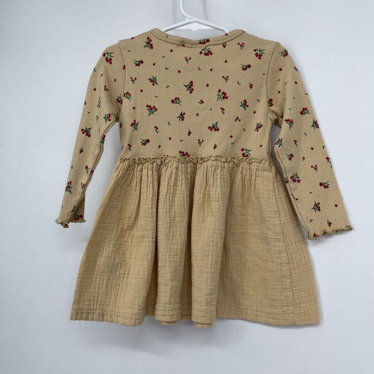 Zara L/s Floral Dress