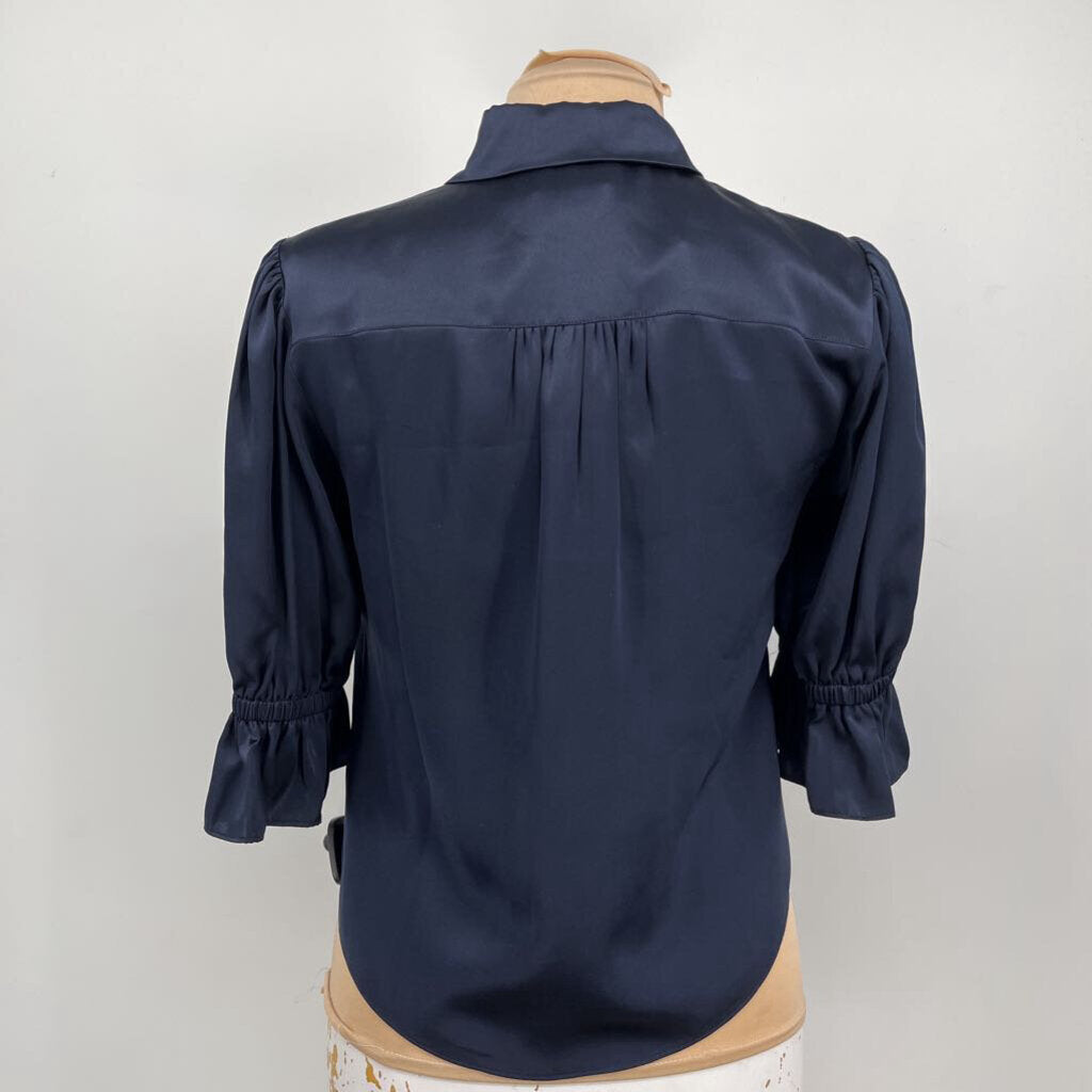 Cinq a Sept S/s Silk Shirt