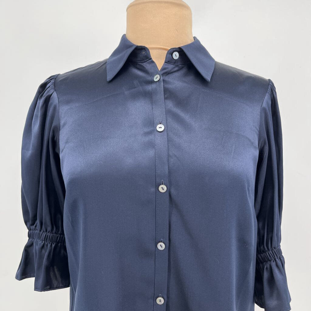 Cinq a Sept S/s Silk Shirt