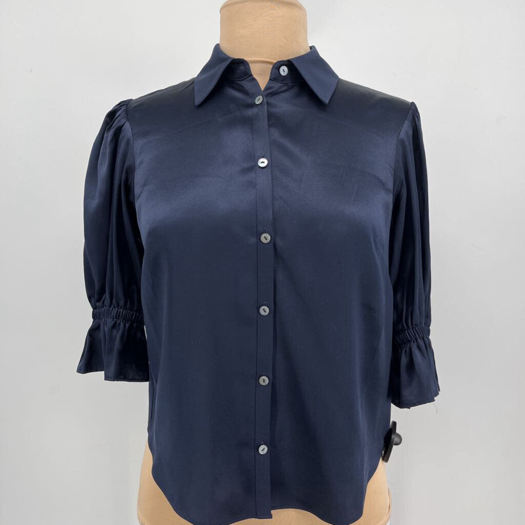 Cinq a Sept S/s Silk Shirt