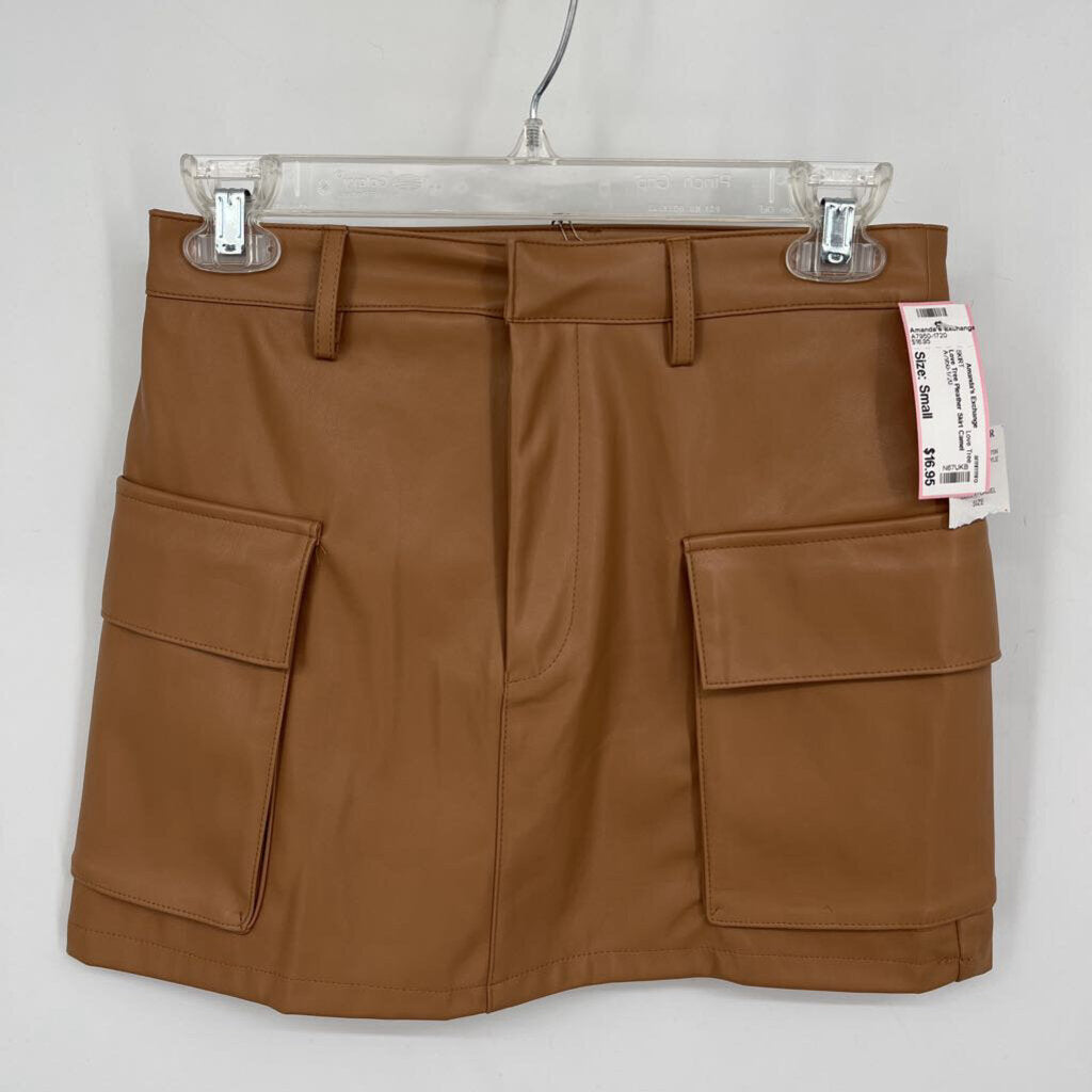 Love Tree Pleather Skirt