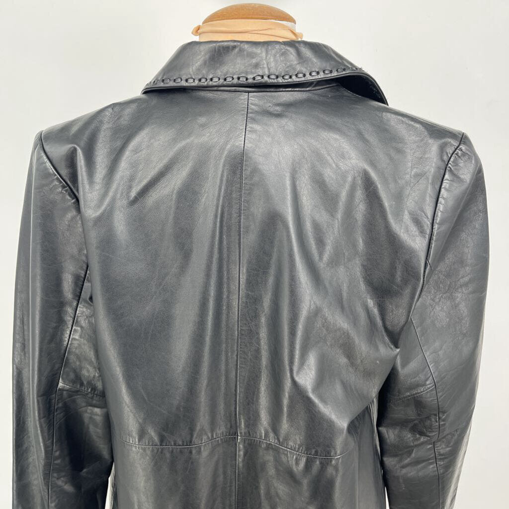 Banana Republic Lthr Coat AS IS