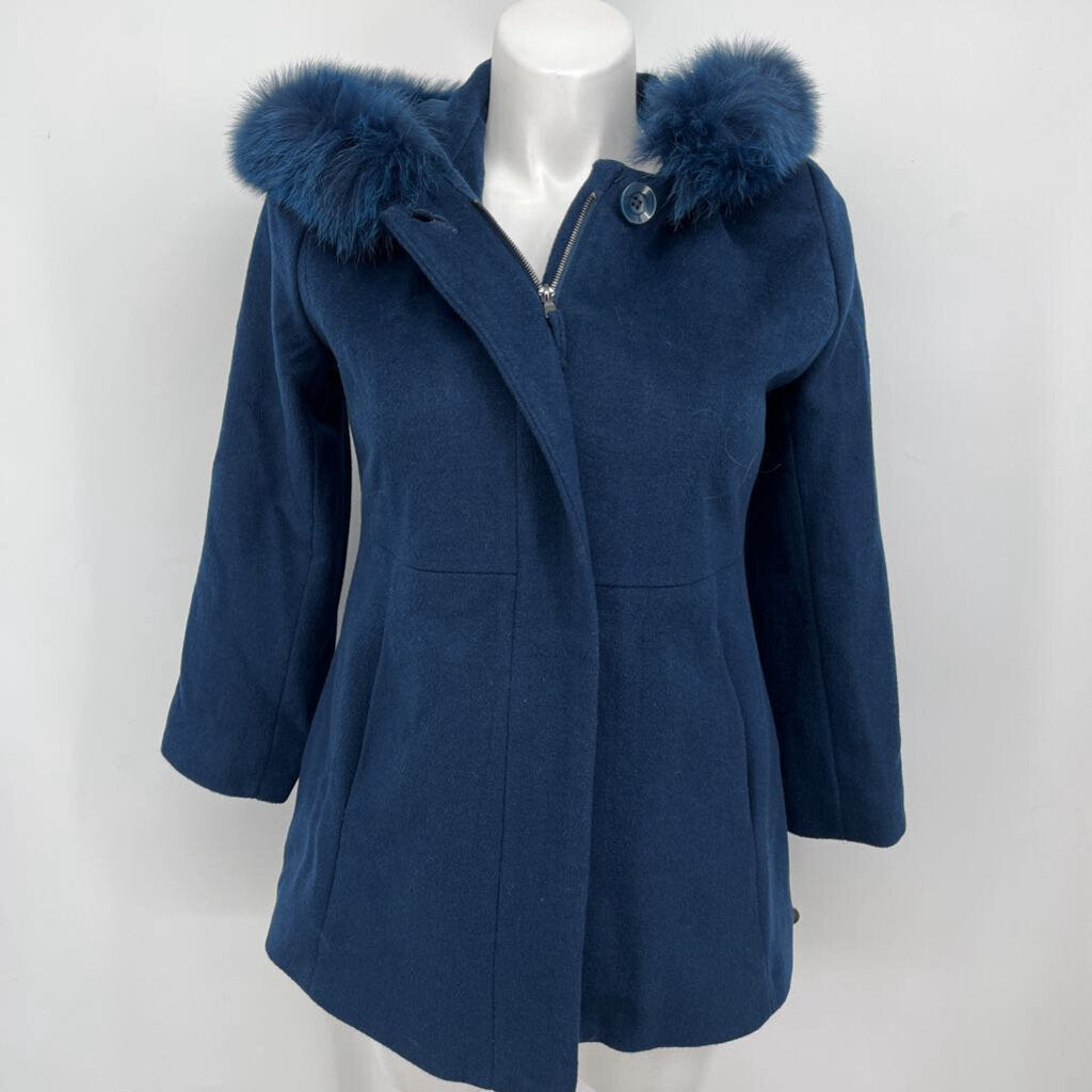 Sachi Fox Trim Coat