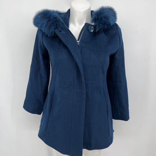 Sachi Fox Trim Coat