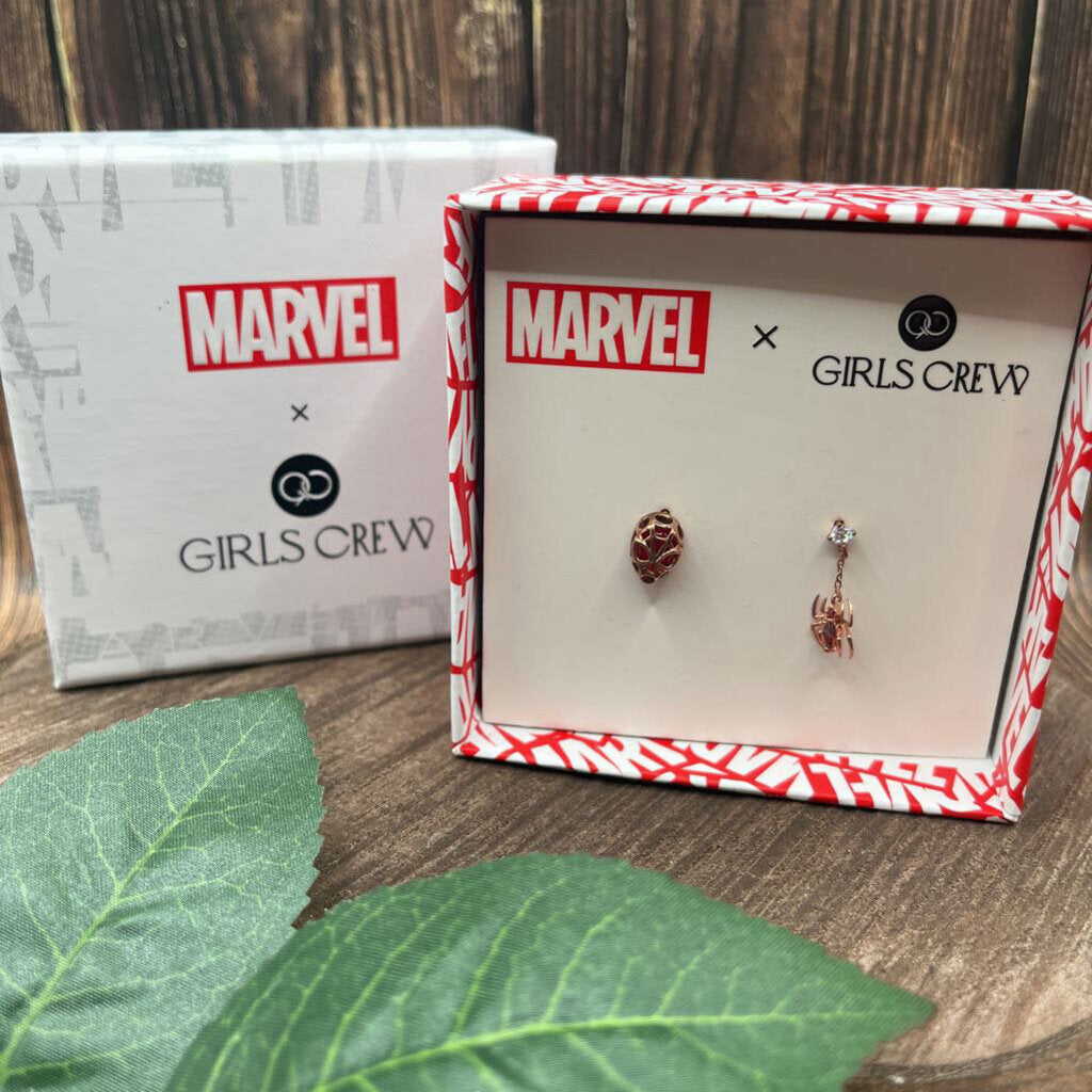 Marvel x Girls Crew Spiderman Earrings