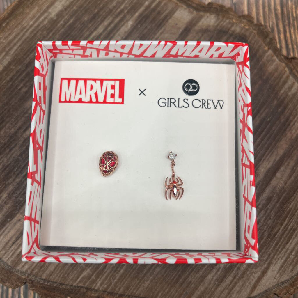 Marvel x Girls Crew Spiderman Earrings