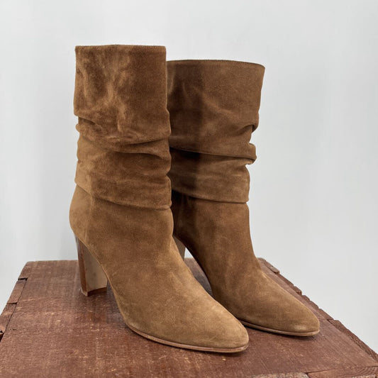 Manolo Blahnik Suede Boots