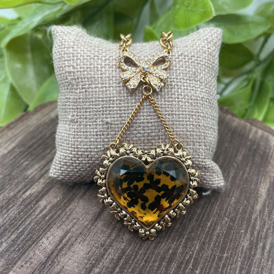 Betsey Johnson Heart Necklace