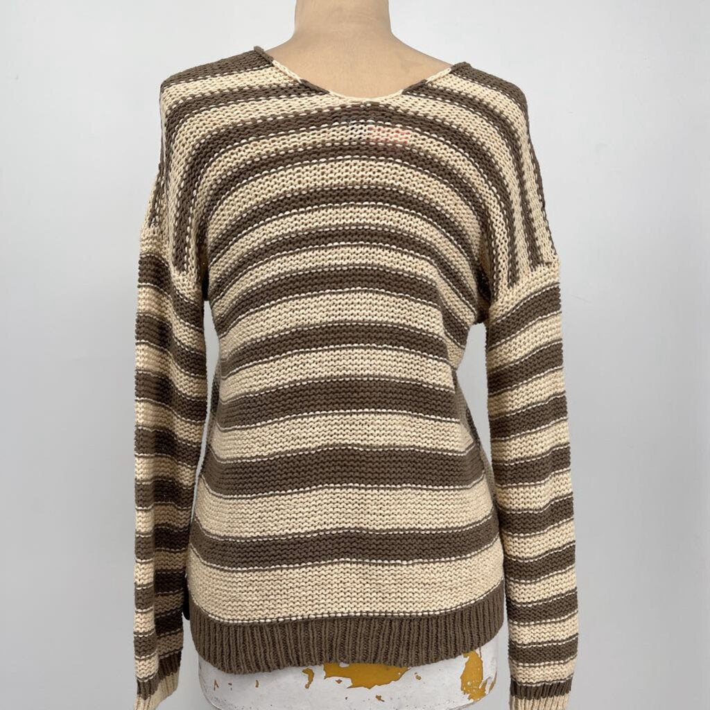Vince L/s Striped Sweater