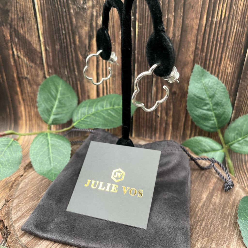 Julie Vos Gardenia Hoop Earrings