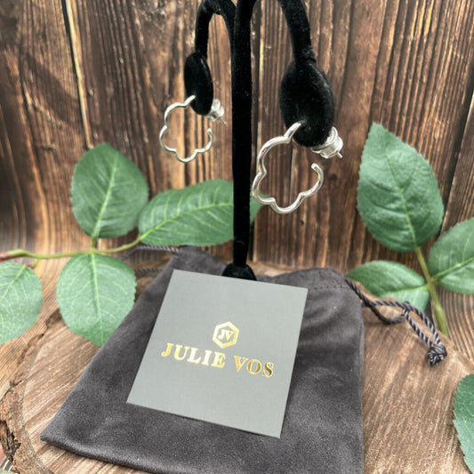 Julie Vos Gardenia Hoop Earrings