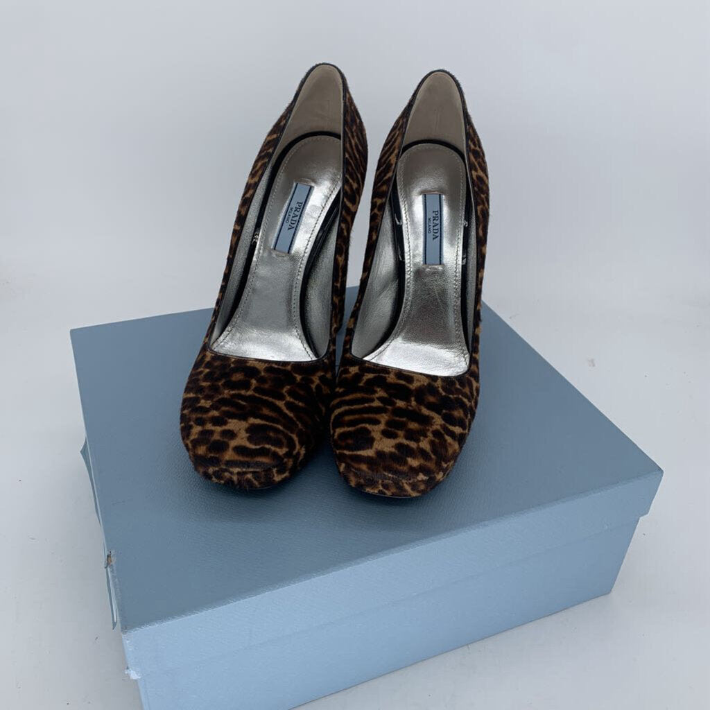Prada Animal Print Heels
