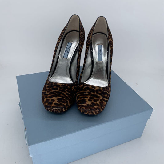 Prada Animal Print Heels