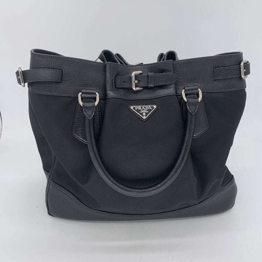 Prada Nylon Triangle Logo Handbag AS IS