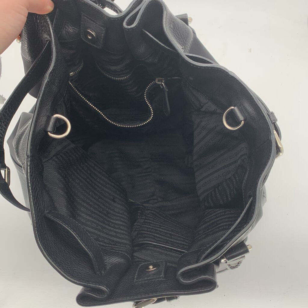 Prada Nylon Triangle Logo Handbag AS IS