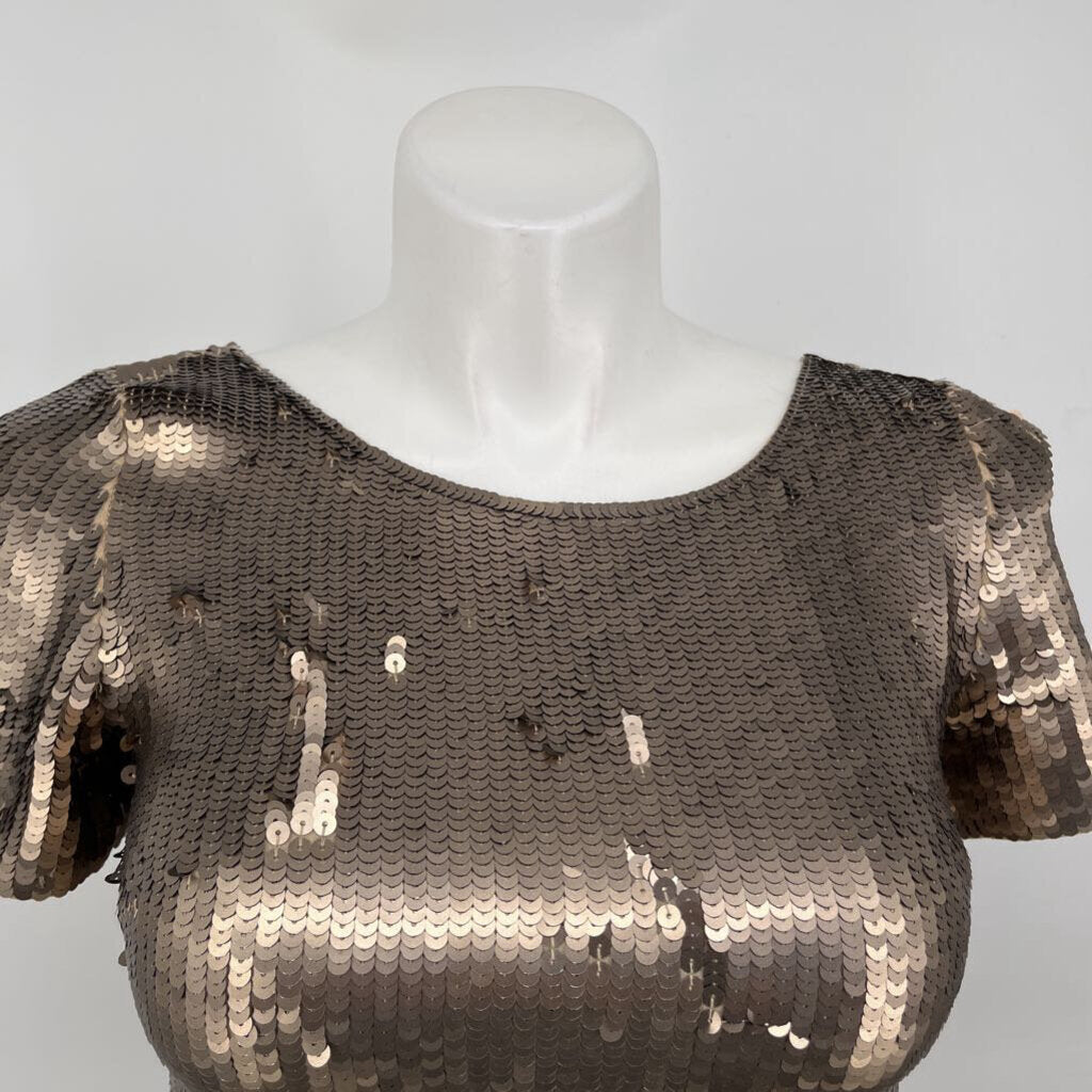 Oasis S/s Sequened Dress