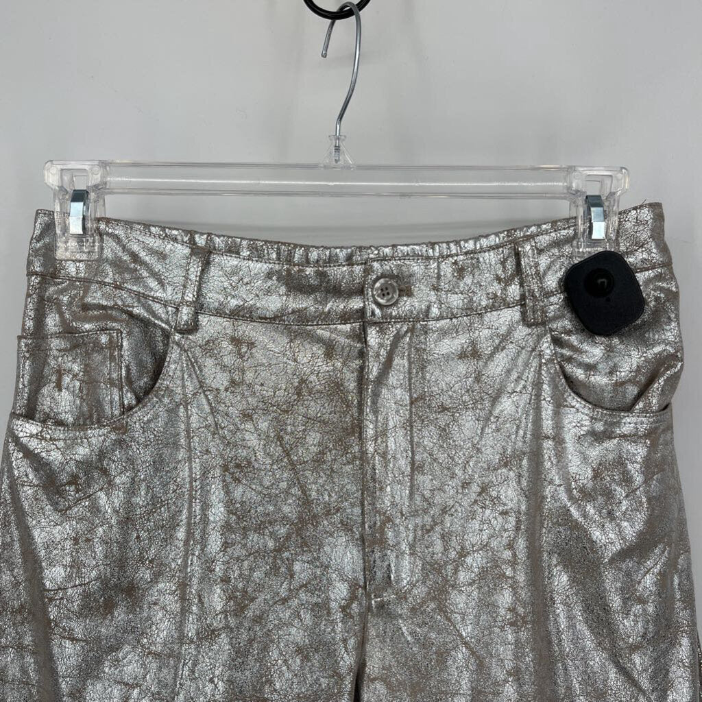 YFB Silver Metallic Pants