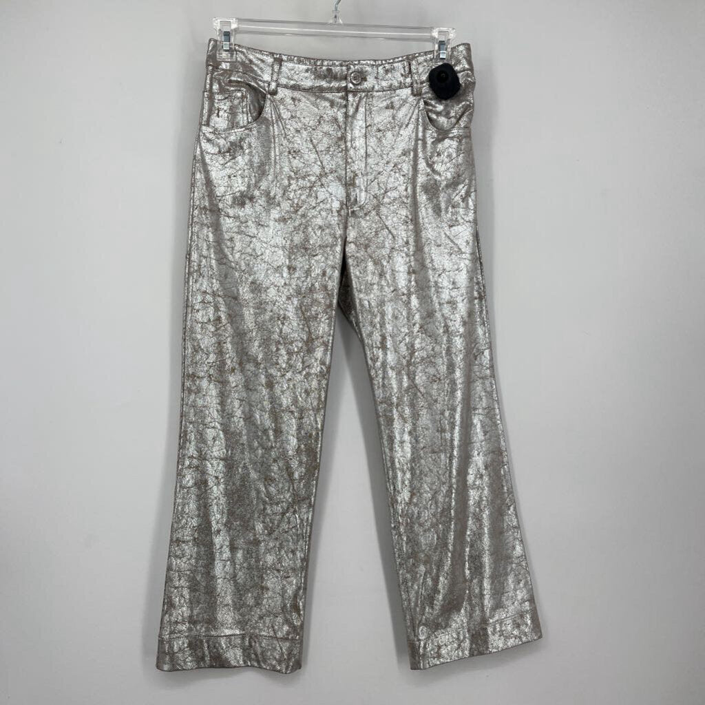 YFB Silver Metallic Pants