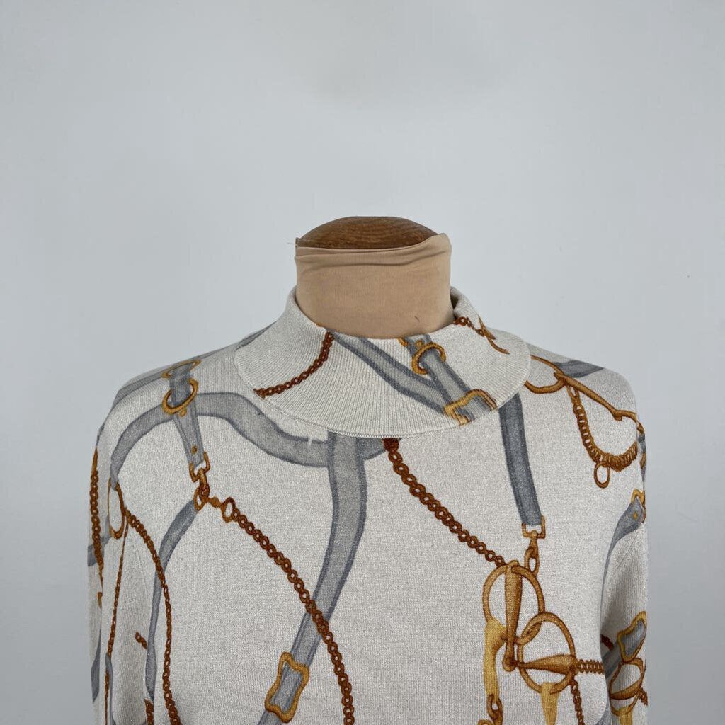 Chicos L/s Mock Neck Sweater