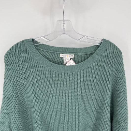 Woven Heart L/s Sweater