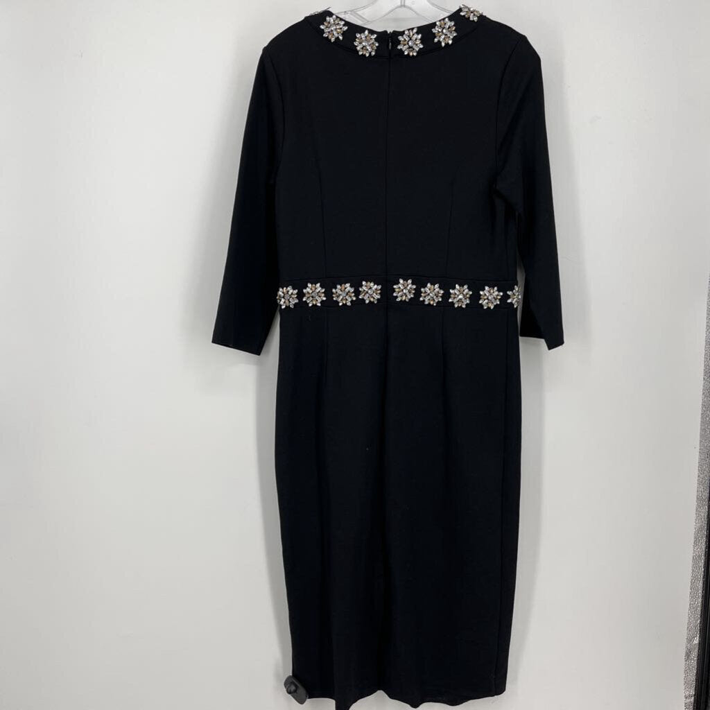 Boden 3/4 Slv Jeweled Dress