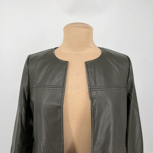 Chicos open faux leather Jacket