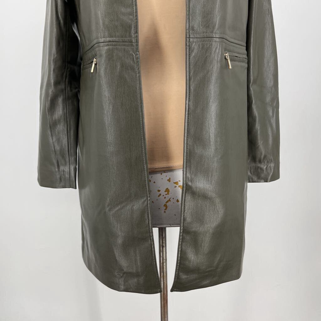 Chicos open faux leather Jacket