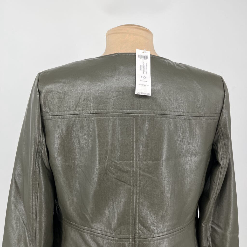 Chicos open faux leather Jacket
