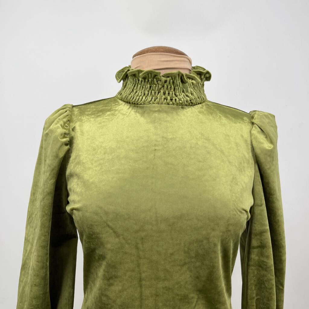 Glam L/s Velvet Dress