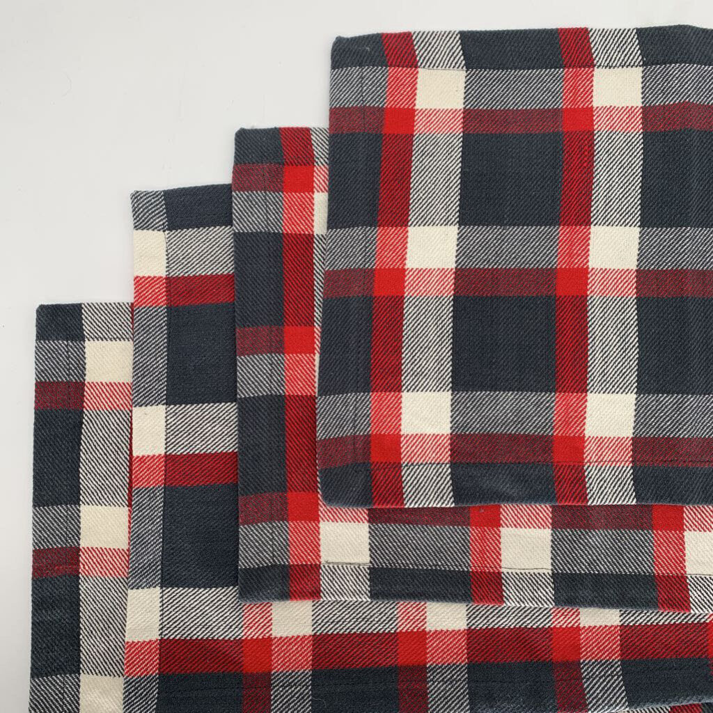 Plaid Placemat Set