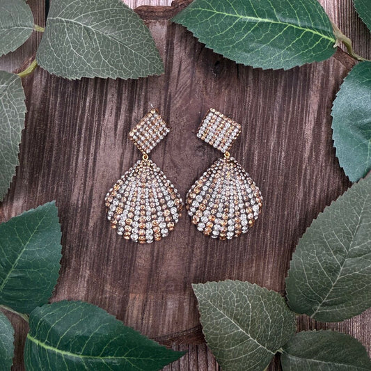 J Crew Shell Drop Earrings