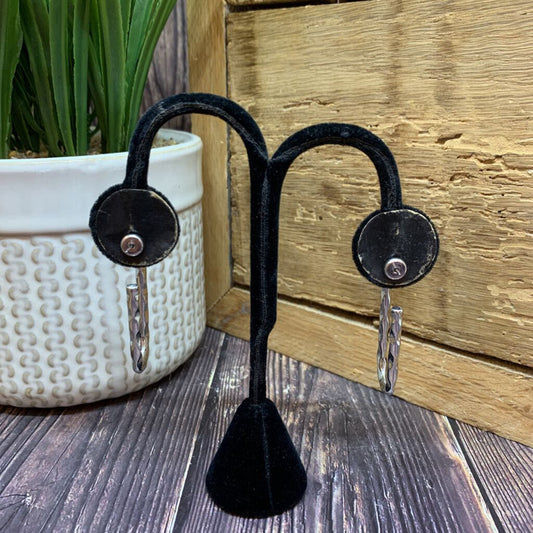 Paper Clip Hoop Earrings